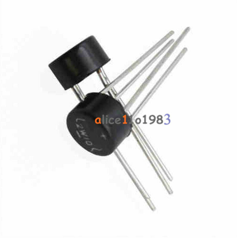 5PCS 2W10 2A Bridge Diode Rectifier NEW