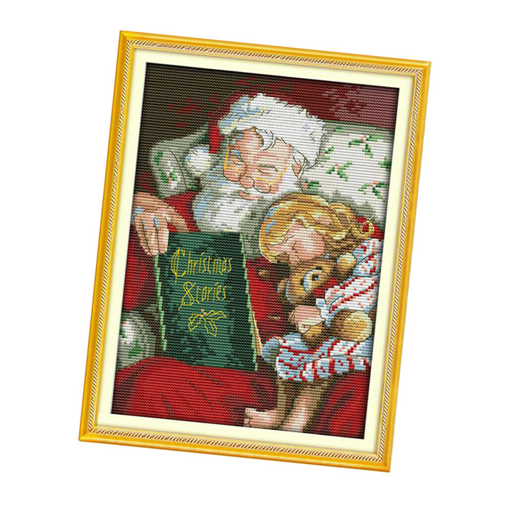Cross Stitch Kits Christmas Stories Needlepoint Crafts for Starter Ornaments