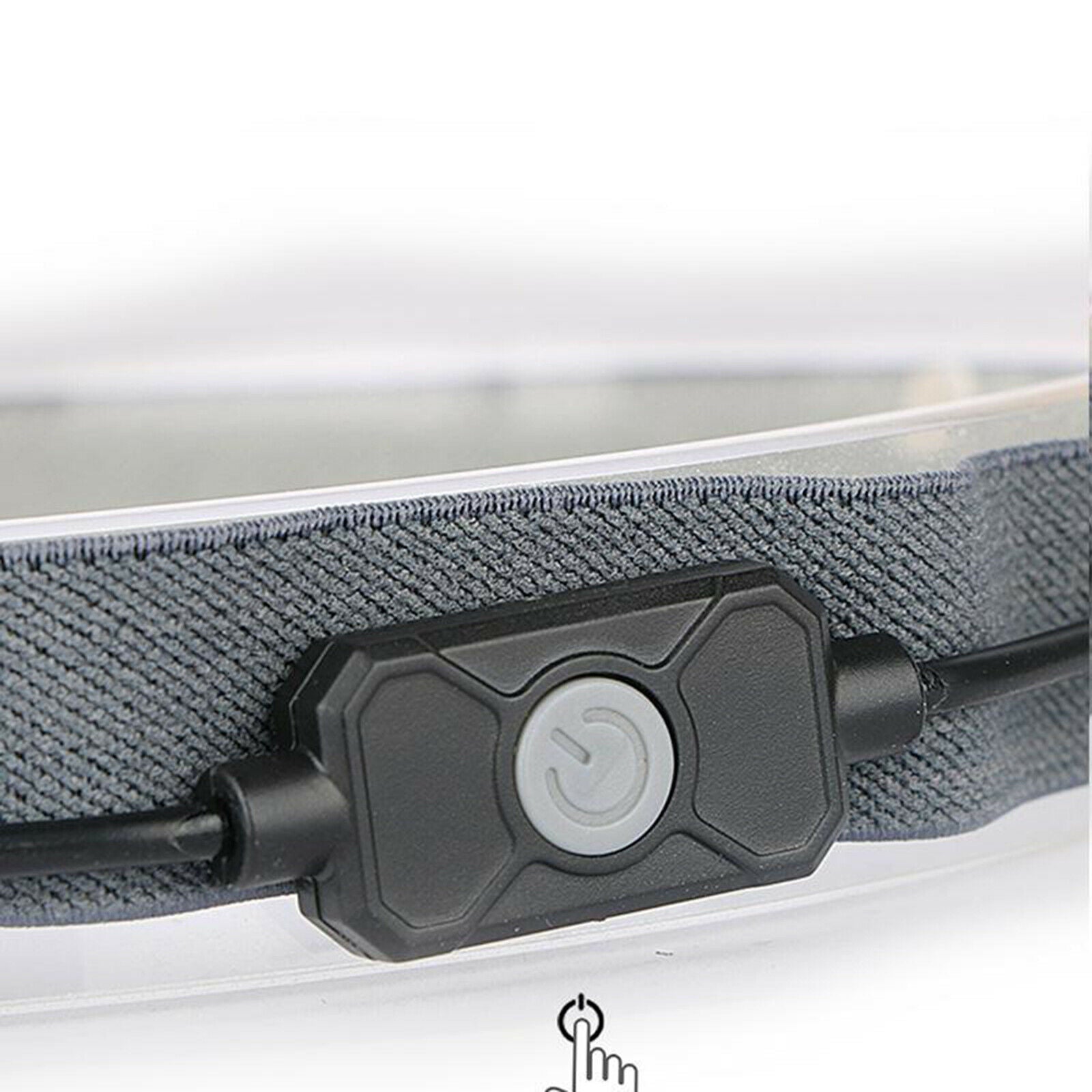 Elastic Headlamp Strap Camping LED USB Rechargeable Headlight Head Lamp