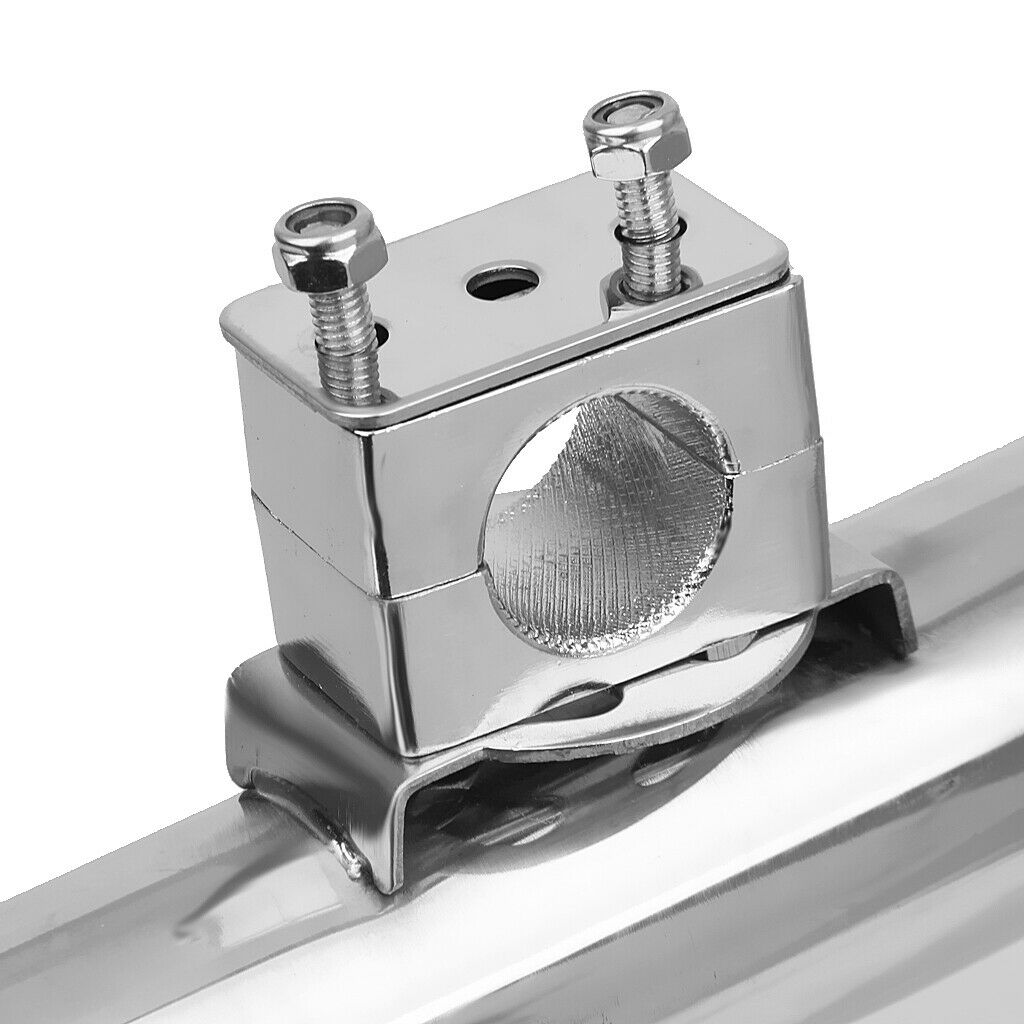 Stainless Steel Clamp On Rails Fishing Rod Holder For 22-25mm Rail