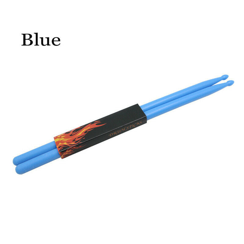 5 Pair of Durable 5A Nylon Drum Stick 405mm/ 15.7'' 5 Color/Set Drum Sticks USA