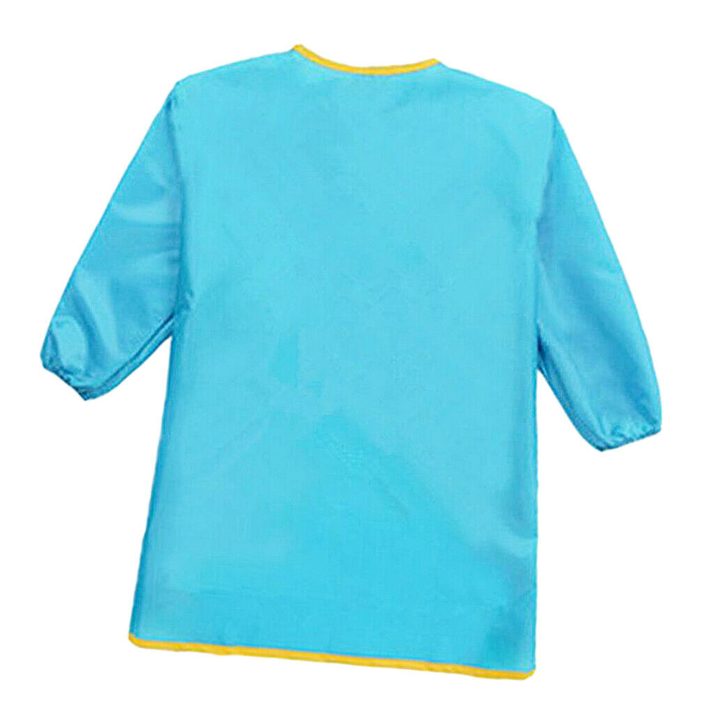 Kid Apron Waterproof Smock Long Sleeve Children Apron Cooking Painting Bib S