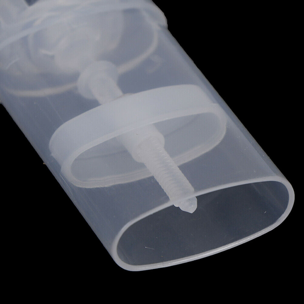 15ml DIY Clear Empty Oval Flat Tubes Deodorant Lip Balm Containers Empty Bott.DD