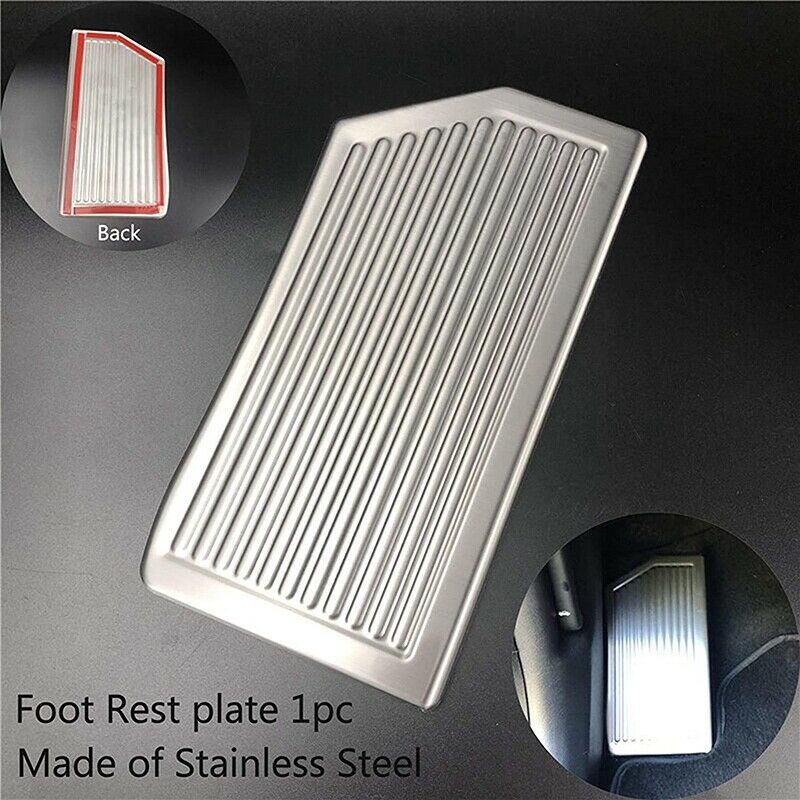 for Hyundai Tucson 2015-2020 Stainless Steel Foot Rest Pedal Pad Cover StickR6Z3