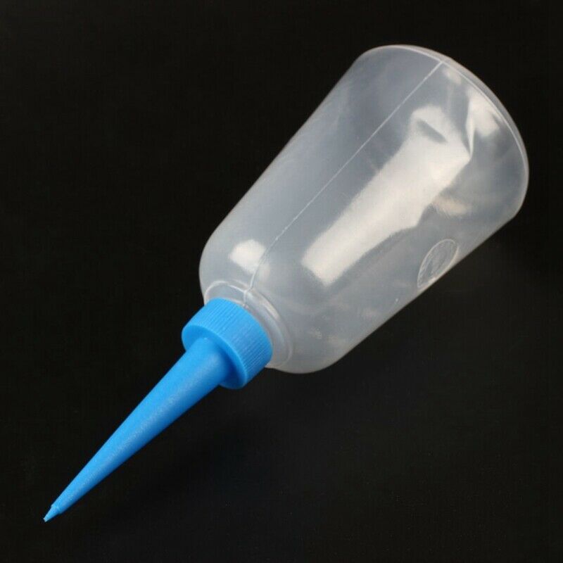 250ml Clear White Blue Plastic Liquid Glue Applicator Bottle W1F5F5