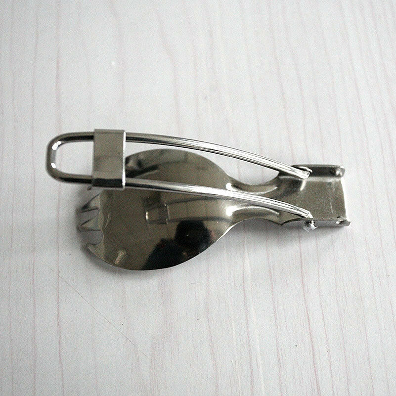 Outdoor Camping Portable Foldable Stainless Steel Spork Dinner Tablewar.l8