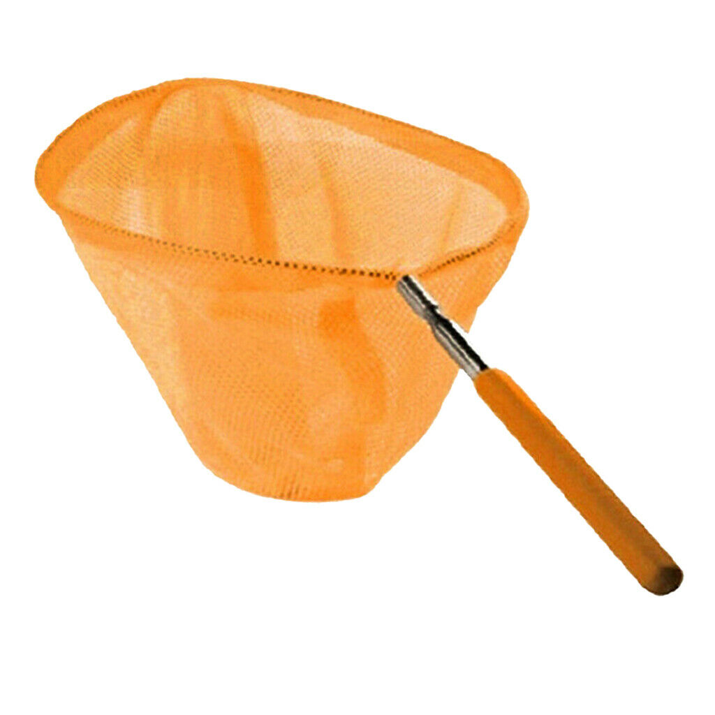 2-piece Kids Telescopic Butterfly Fishing Net Extendable Colorful Adjustable