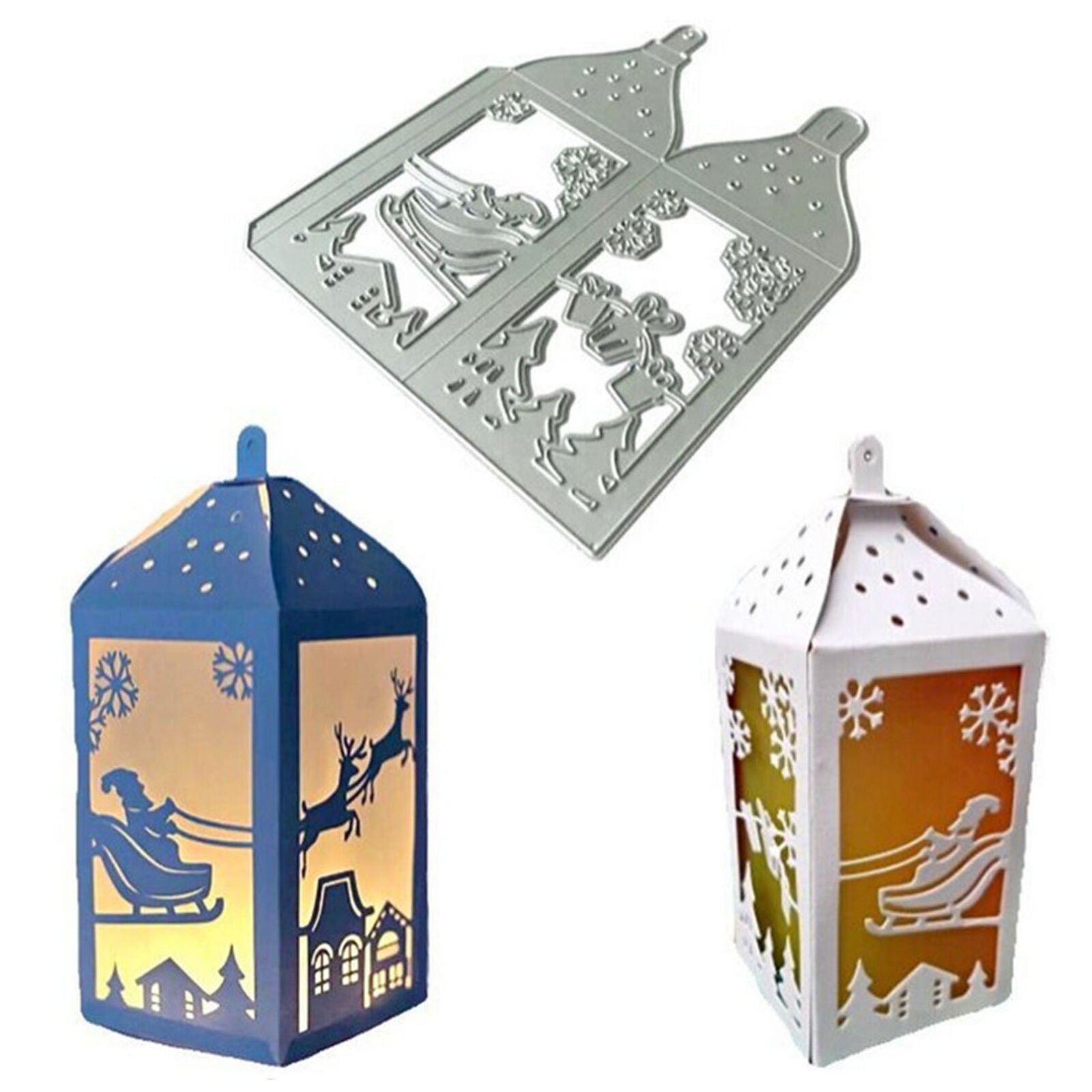 Punching template Chinese lanterns Spring Christmas Wedding Easter birthday
