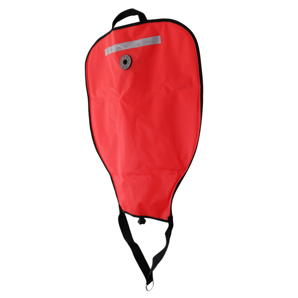 Trident Lift Bag with Dump Valve Gear Underwater Scuba Diving Work 50lbs Red