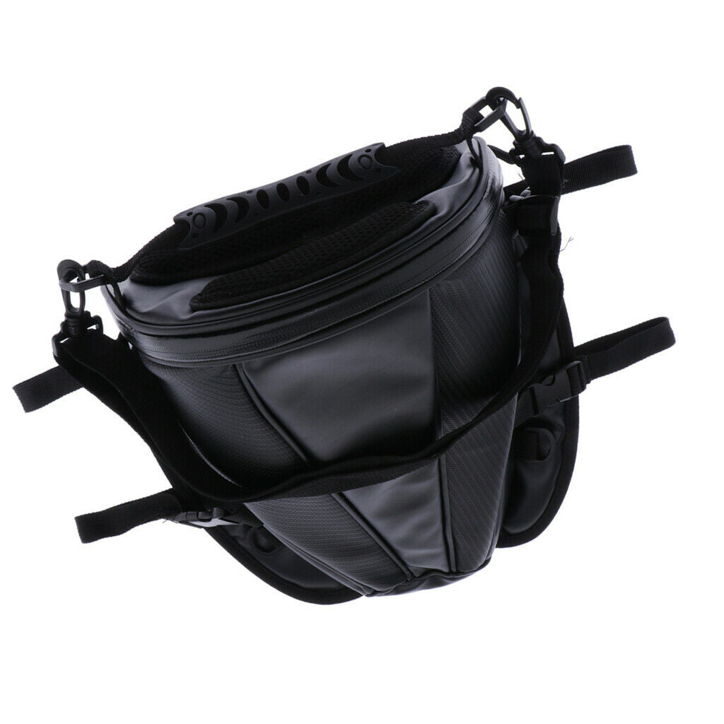 Riding Motorcycle Motorbike Tail Bag Multifunctional Shoulder Bags PU Leather