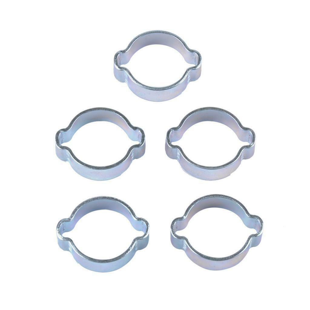 8 Kind of DOUBLE EAR HOSE CLAMP O CLIPS 160pcs W/ STORAGE BOX