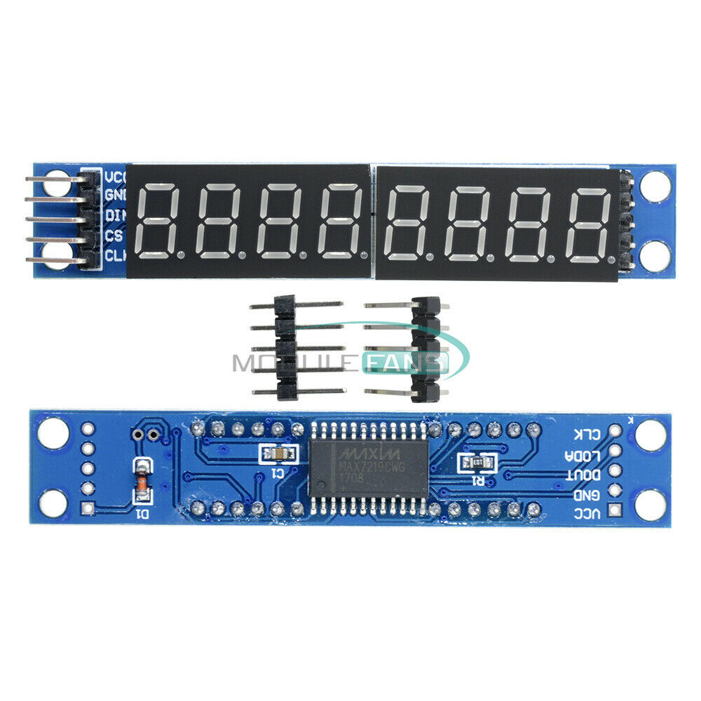 5PCS MAX7219 Dot 8-Digit Digital Red LED Display Module For Arduino Raspberry Pi