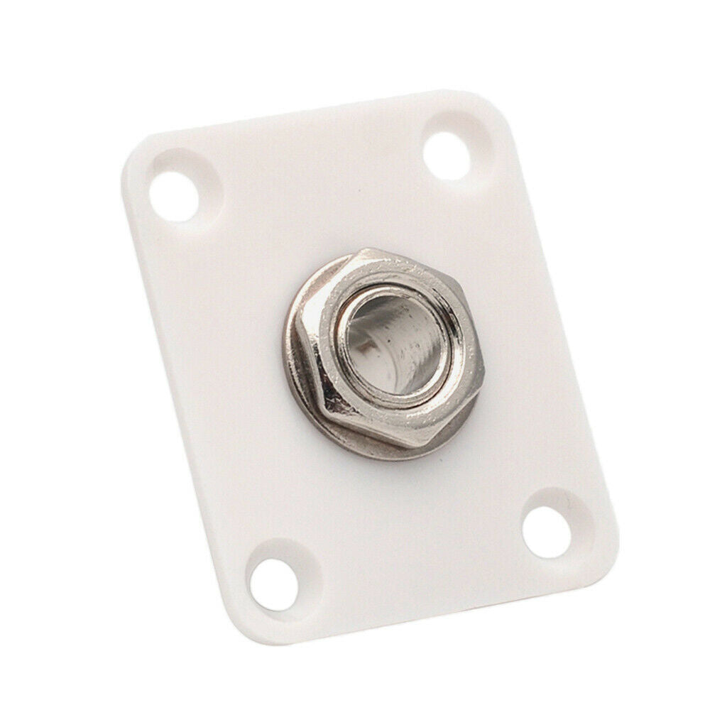 Musically Rectangular Electric Guitar Output   Plate for Les Paul White
