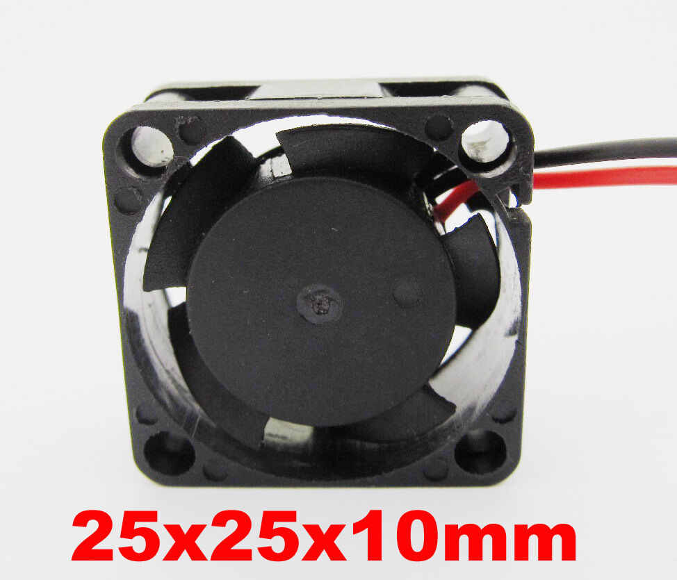 5pcs DC Brushless Cooling Fan 24V 0.1A 25mmx25mmx10mm 2pin 2510 mini dc fan