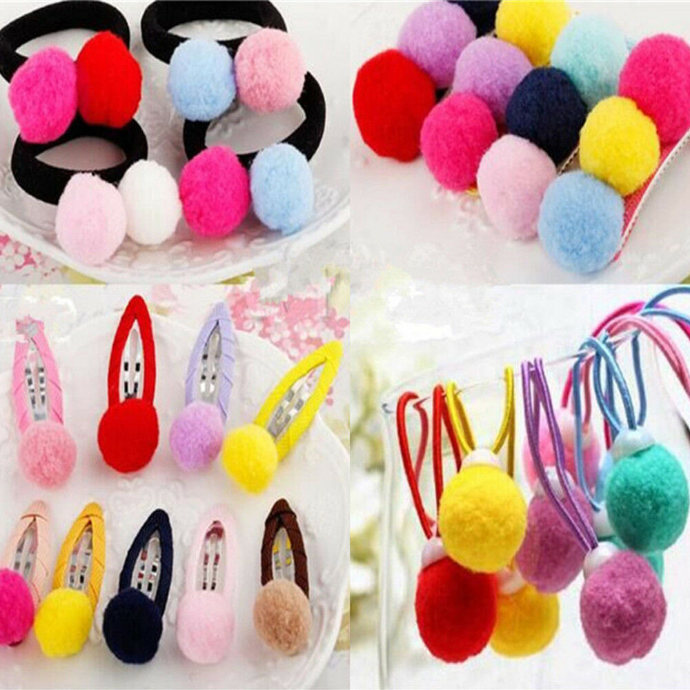 Wool Felt Balls 1cm Handmade Mini 100Pcs/set Mixed Colours Pom Pompom Ball