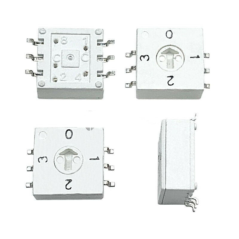 1pcs SMD ERD23-4R rotary dial switch 0-3 PCB encoder 8421C Positive code 3:3