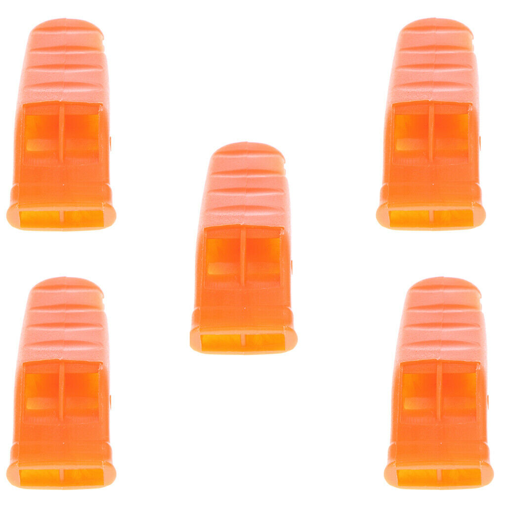 5x Lifesaving Emergency Survival Tool SOS Whistle for Hiking Camping Boating