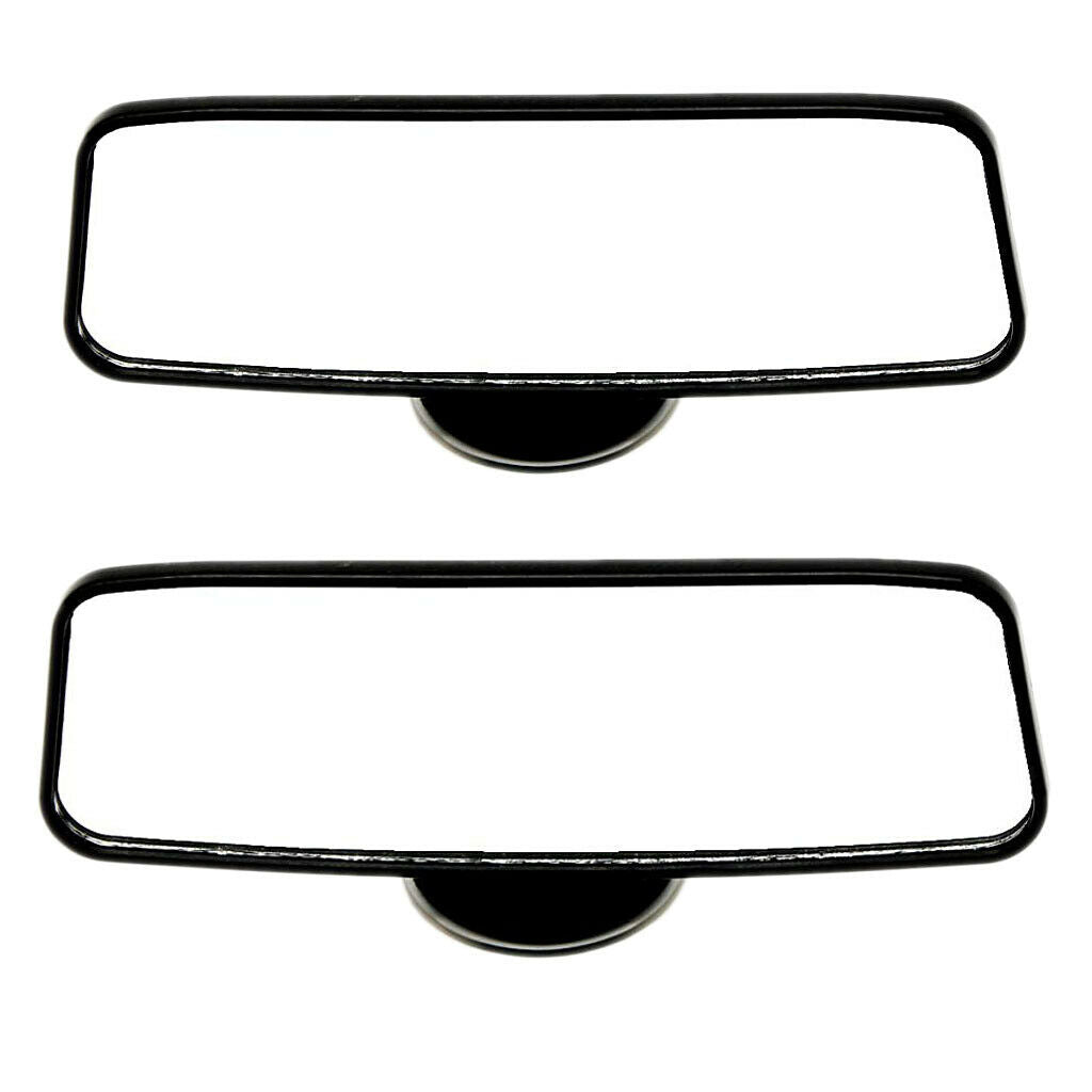 2x  Universal Car Truck Interior Rear View Mirror Suction Cup Mirror