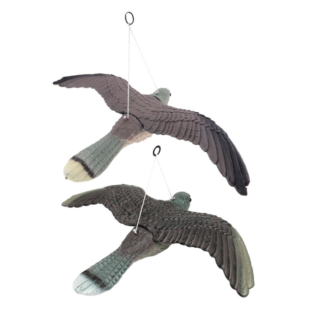 2pcs  Flying  Pigeon Decoy Garden Plant Rodent Bird Control Hunting Scarer