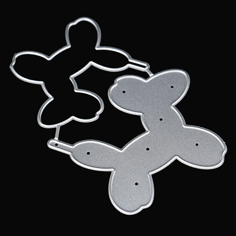 Balloon Dog Shaker Metal Cutting Dies Scrapbook Paper Craft Decoration DiesY BD