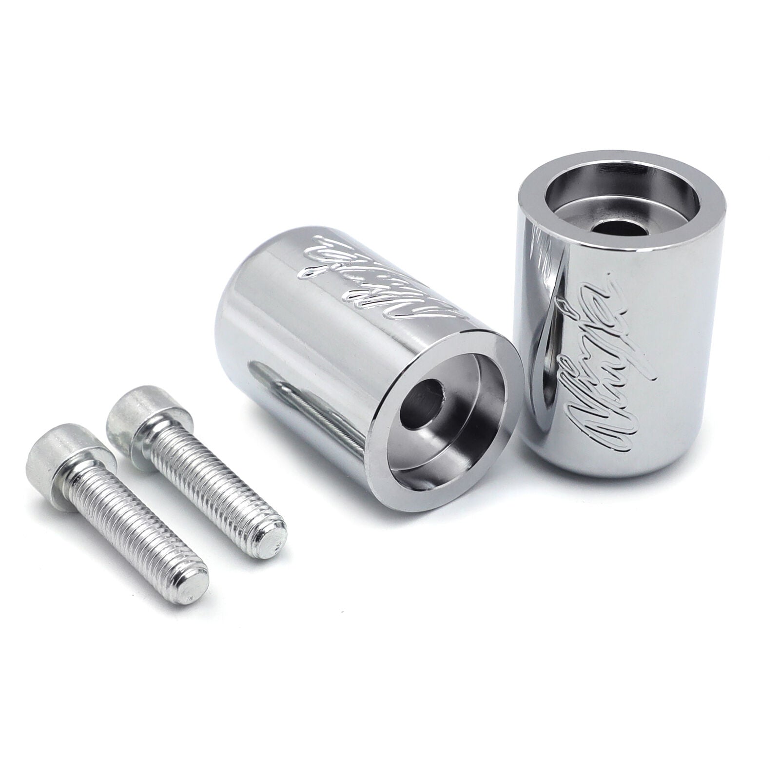 Hand Bar Ends for 2003 2004 2005 2006 2007 2008 2009 Kawasaki Ninja ZX6RR CHROME