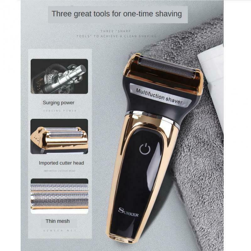 Self-Haircut Kit Cordless Hair Clippers for Men USB Rechargeable Black