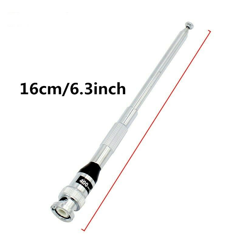 Telescopic BNC Antenna UHF 400-470mhz for Kenwood ICOM IC-V8 IC-V80 IC-V82