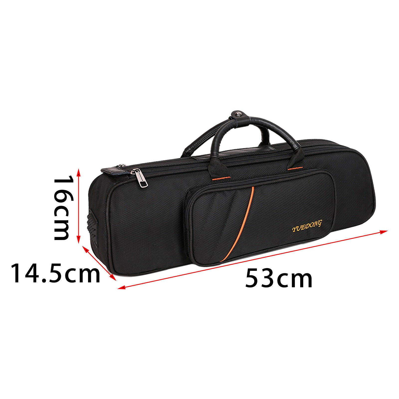 Trumpet Carrying Handbag Dustproof Double Zippers Design Storage Case