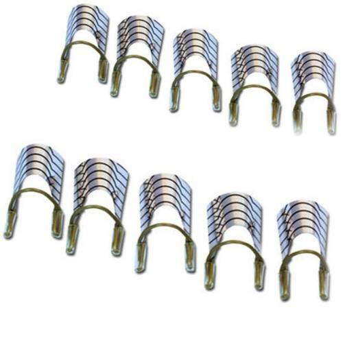 10Pcs Reusable UV Gel Acrylic French Tips Nail Art Extension Guide Form Tools`