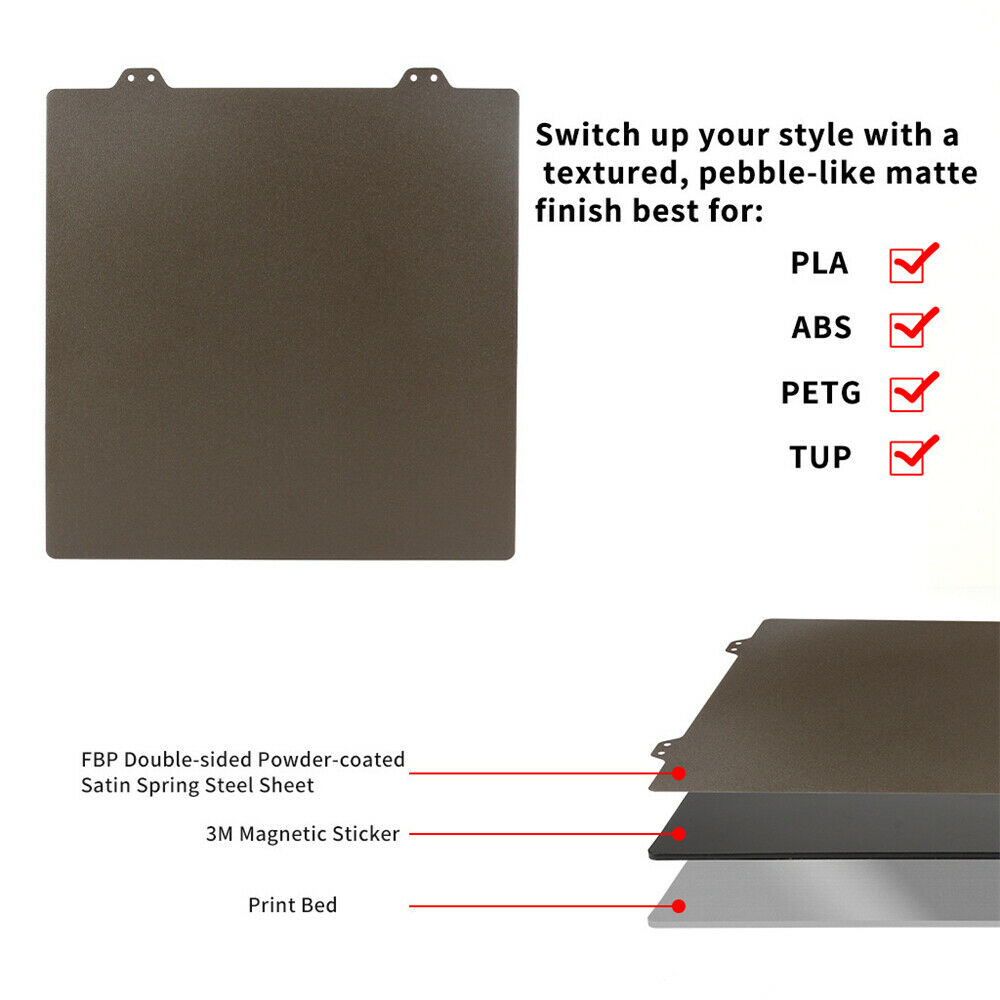 For Ender 3 Upgrade Steel Platform 235x235mm/9.2x9.2inch New FBP Coating