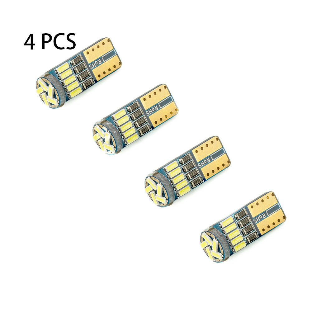 4pcs T10 Canbus W5W 15SMD 4014 Car LED Wedge Side Auto Fog Light WhiteS Tt