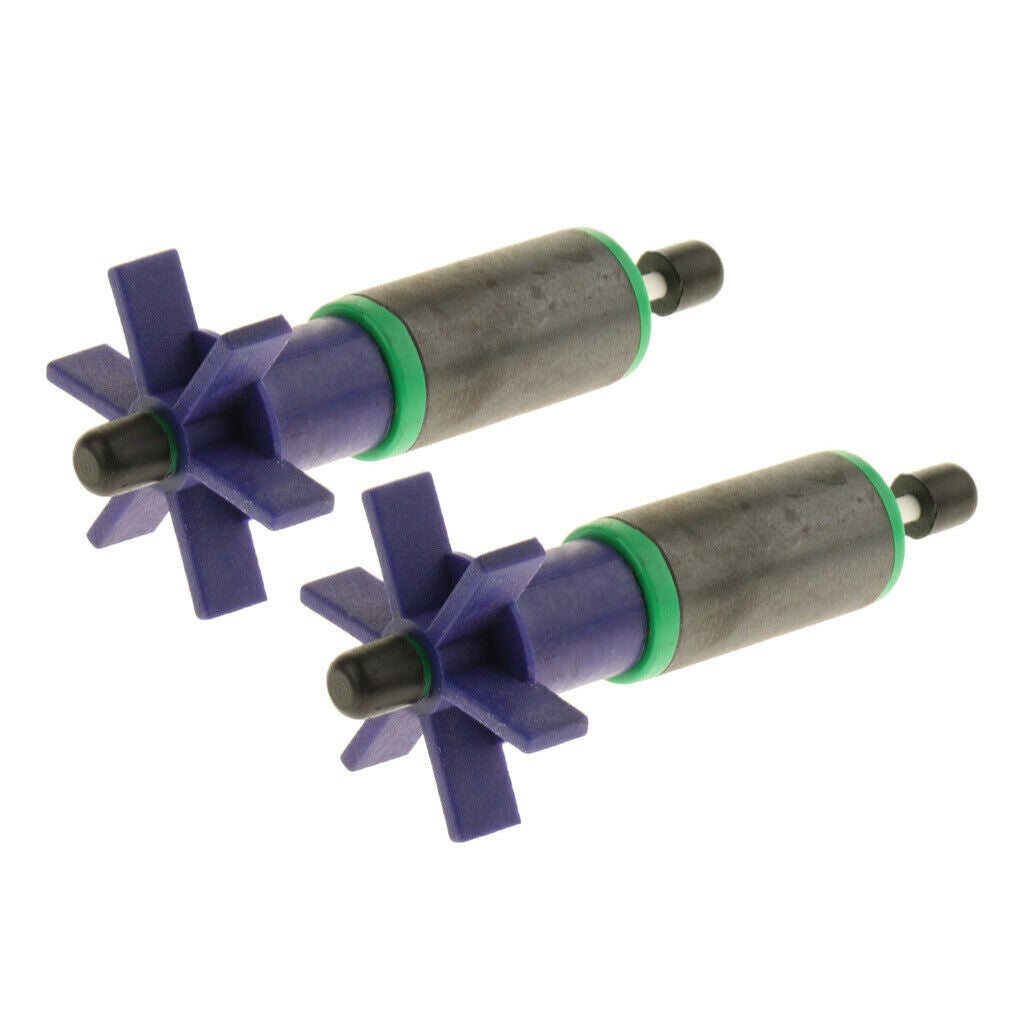 2Pcs/Set Durable Impeller Rotor HW Filter Canister Shaft Spare Rotor Parts