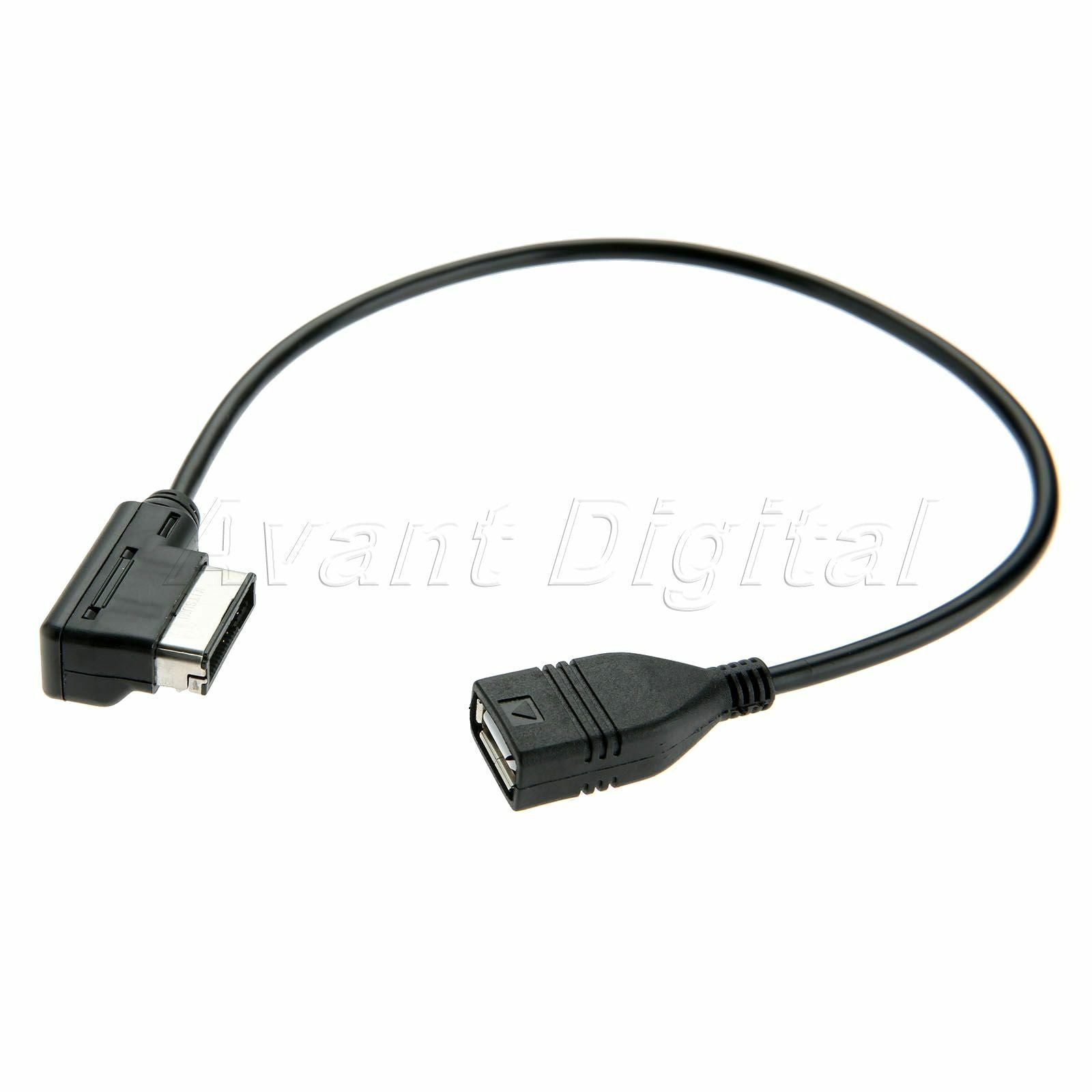 For   Car Media-In  MDI MMI AMI AUX to USB Interface Adapter Cable