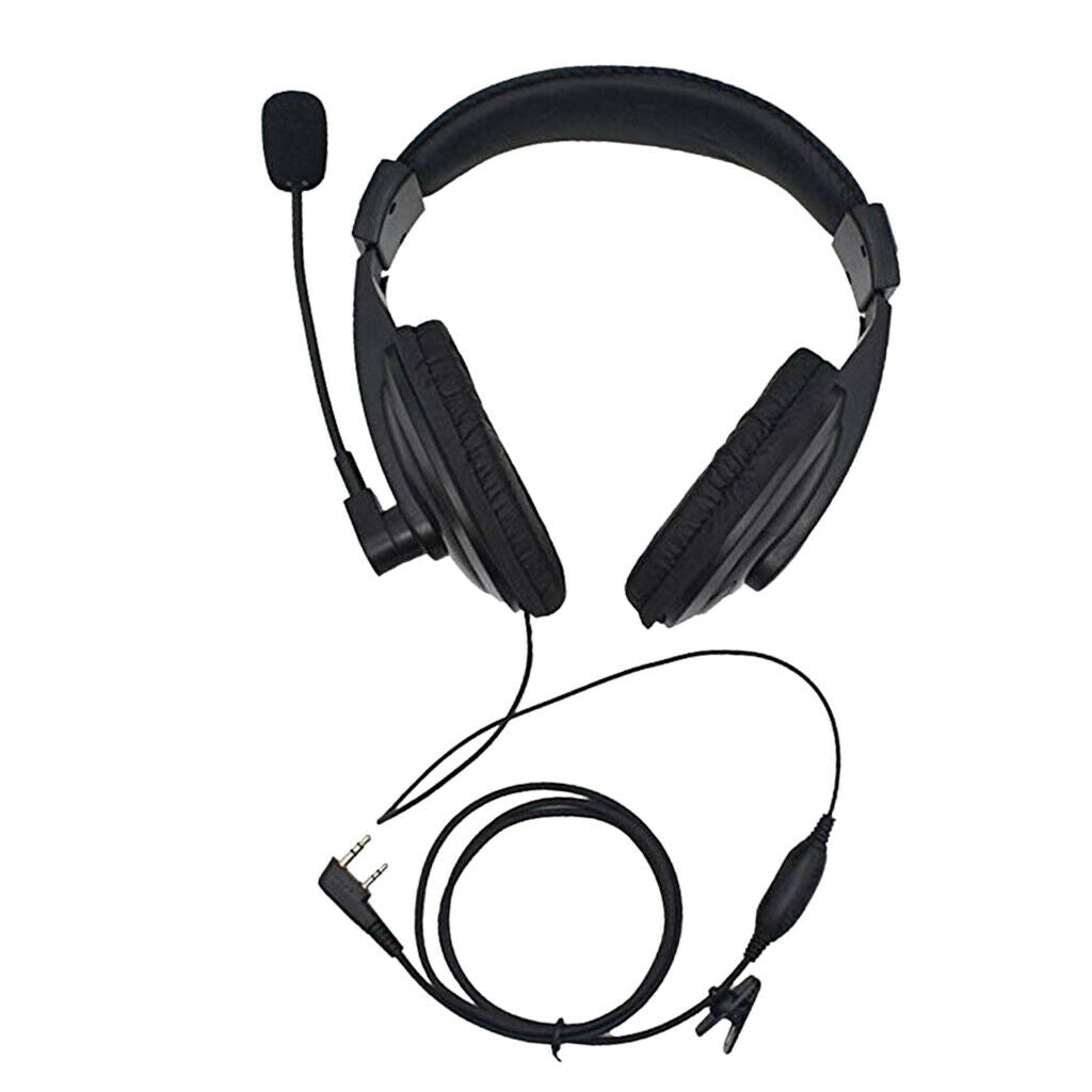 Professional Radios Earphones 2 Pin Over Ear Security Headset with Microphone