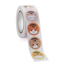 500Pieces Cute Animal Stickers Roll Cute Label for Gift Box Craft DIY Decros