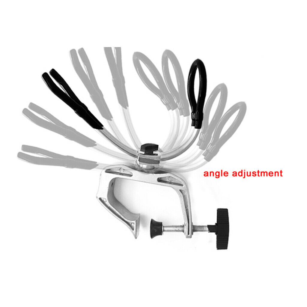 Aluminum Fishing Rod Rack Holder Adjustable Removable 360 Kayak Pole Bracket