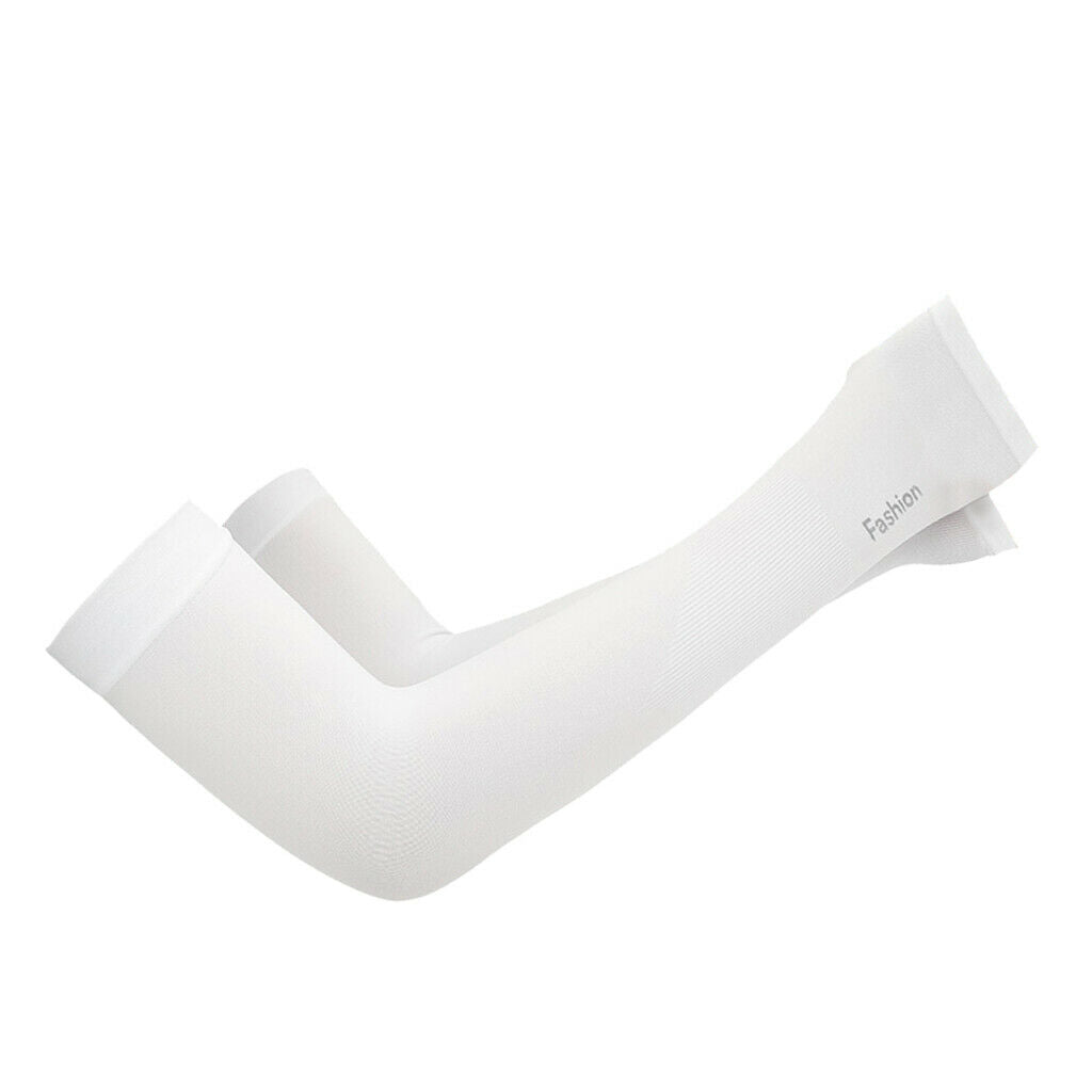 Anti-Slip Seamless Cooling Arm Sleeves Skin Fishing Golf Sports Running Wrap