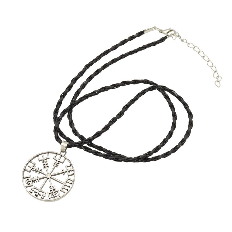 Womens Compass Shaped Necklace Lobster Clasp Chain Jewelry Craft Pendant Decor
