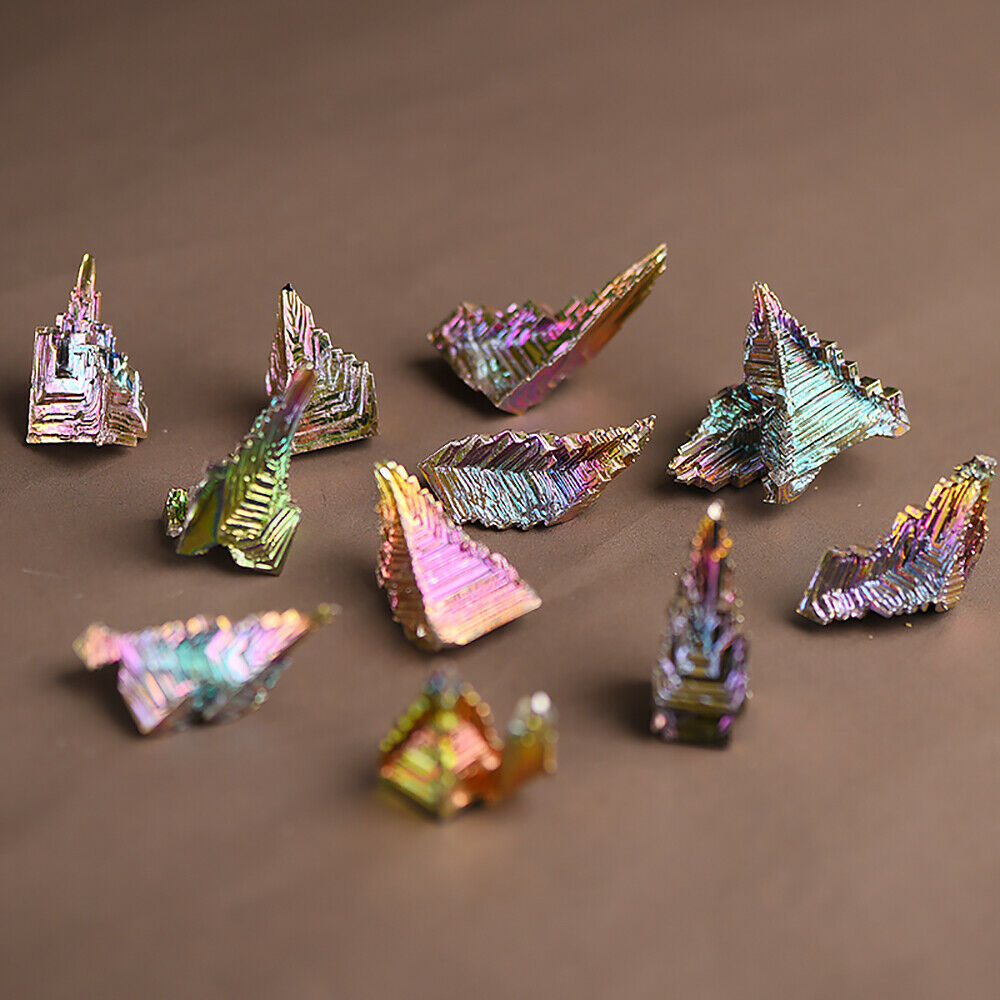 Natural Quartz Rainbow Crystal Titanium Cluster Mineral Specimen Healing Stones