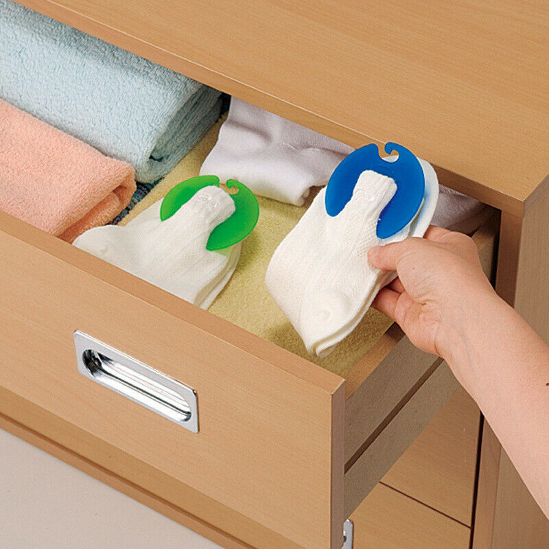 12pcs Sock Clips Sock Organizers Sorters Holders Socks Clip Multifunctional