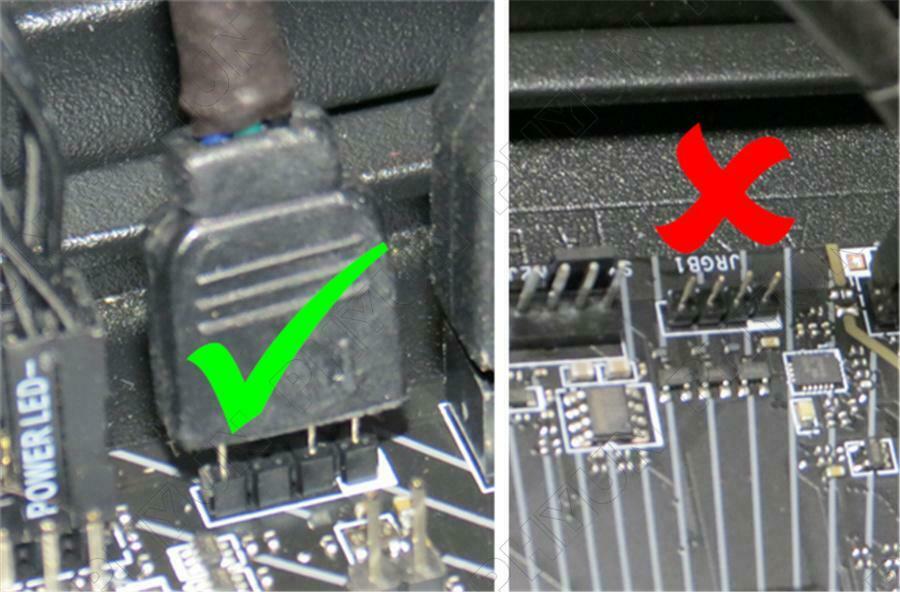 3-Pin 5V For Aura/Mystic Light A-RGB to Corsair RGB Adapter