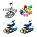 Knitting Loop Yarn Guide Finger Holder for Crocheting and Faster Knitting