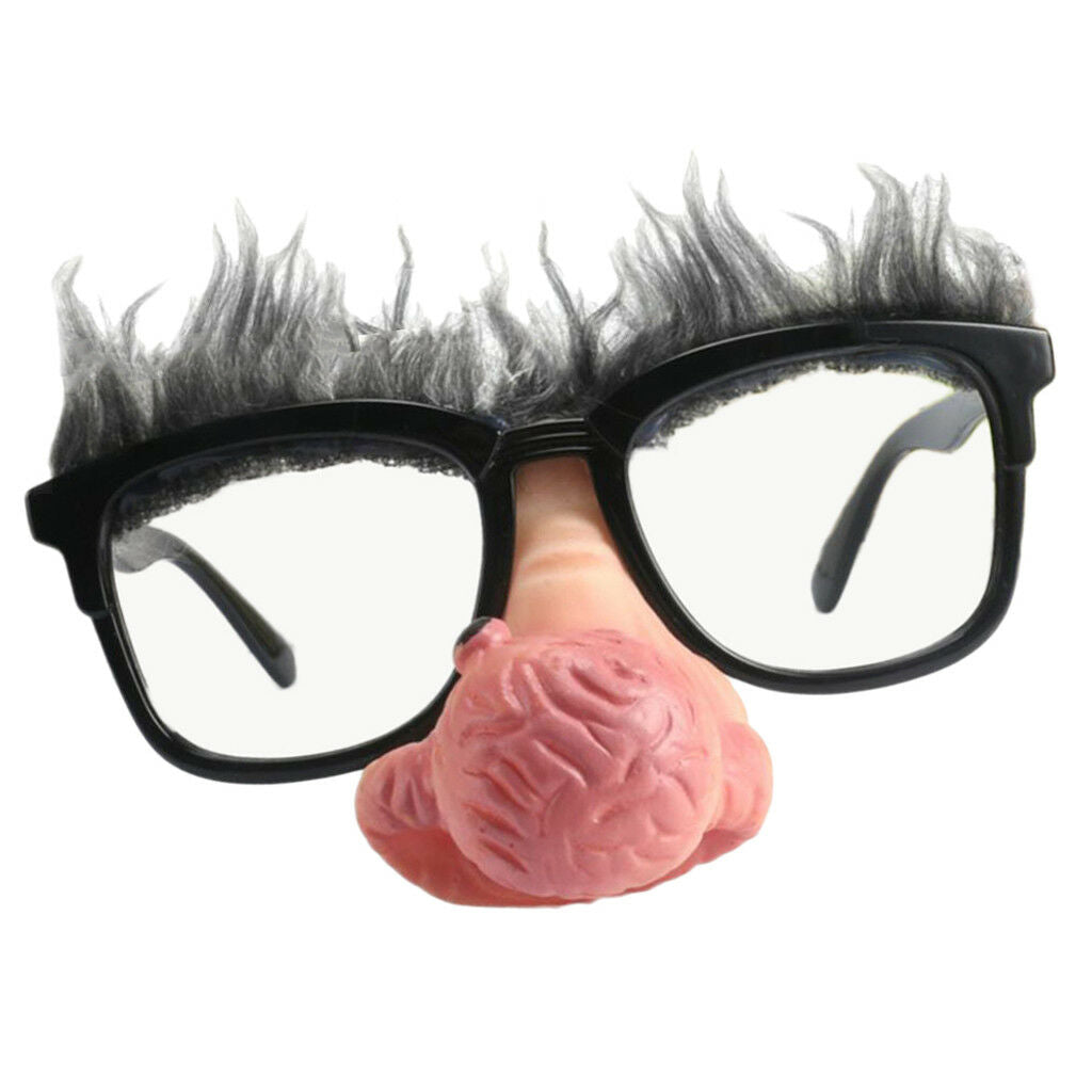 Novelty Big Nose Old Man Sunglasses Party Dress Up Photo Props Kids Adults