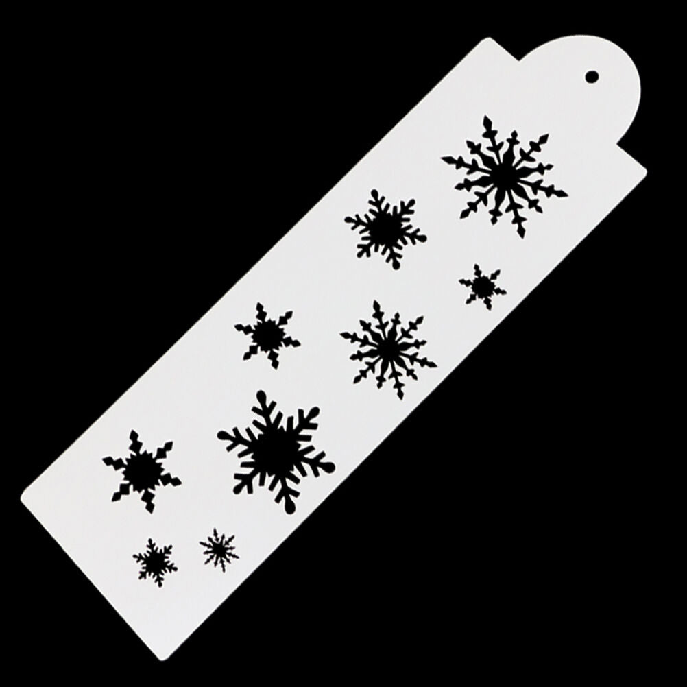 Snow Flower Cake Stencil Fondant Designer Decorating Craft Cookie Baking T.l8