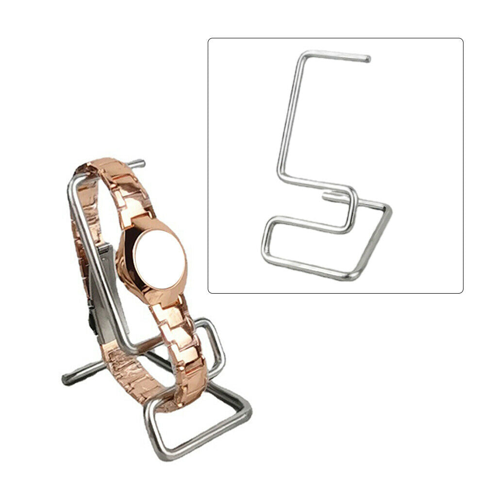 Metal Watch Display Stand Rack Holder for 1 Watch Bracelets Bangle Showcase