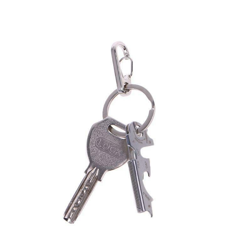 Multifunctional Survival Tool Stainless Steel TU47 True Utility Keytool Key Tool