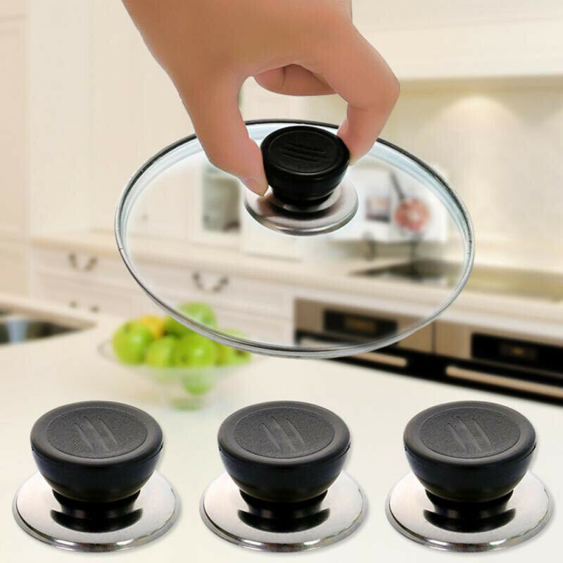 6pcs pan lid Kitchen Pot Pan Replacement Cover Handle Knobs Anti Scalding BlBDD