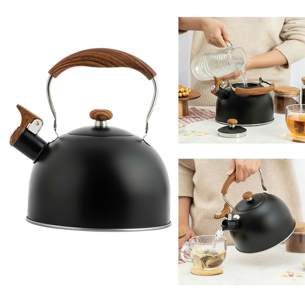 Tea Kettle Tea Pot with Adjustment Handle Whistle Stainless Steel Tea Kettle