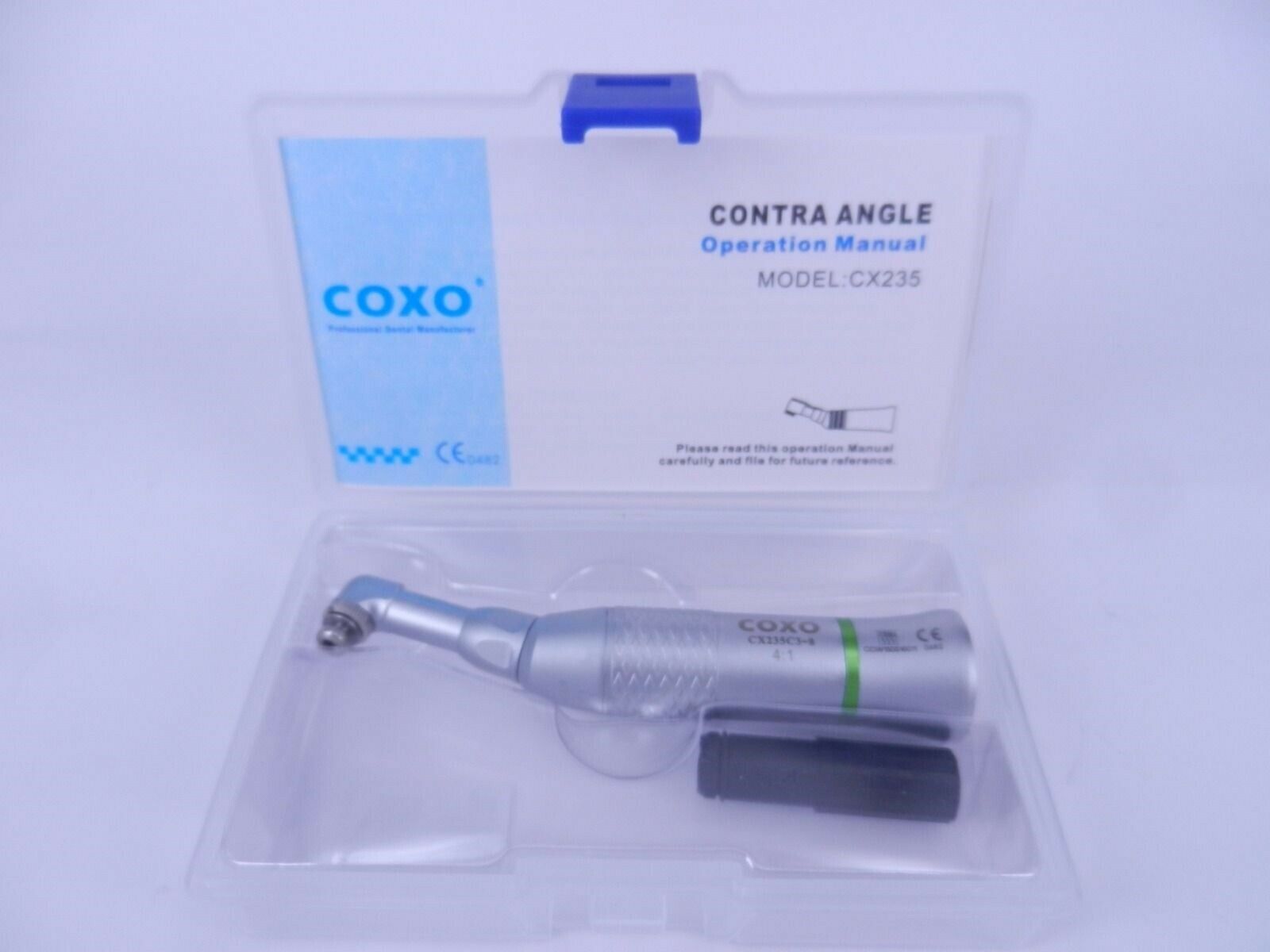 Dental NSK type prophylaxis E-type contra-angle handpiece 4:1 reduction by Coxo