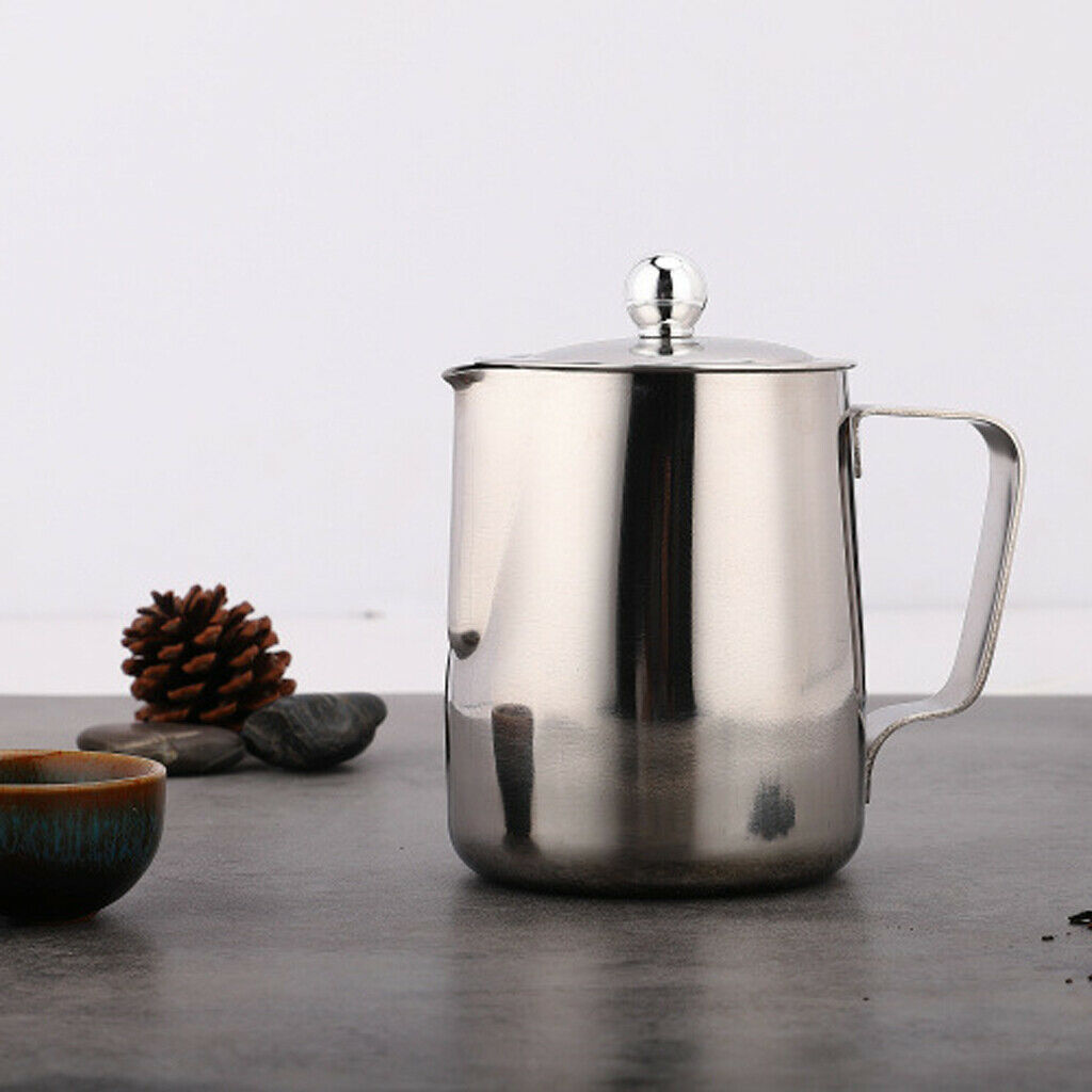 Stainless Steel Teapot Loose Tea Leaf Infuser Tea Pot Coffee Hot Water Pot 1L